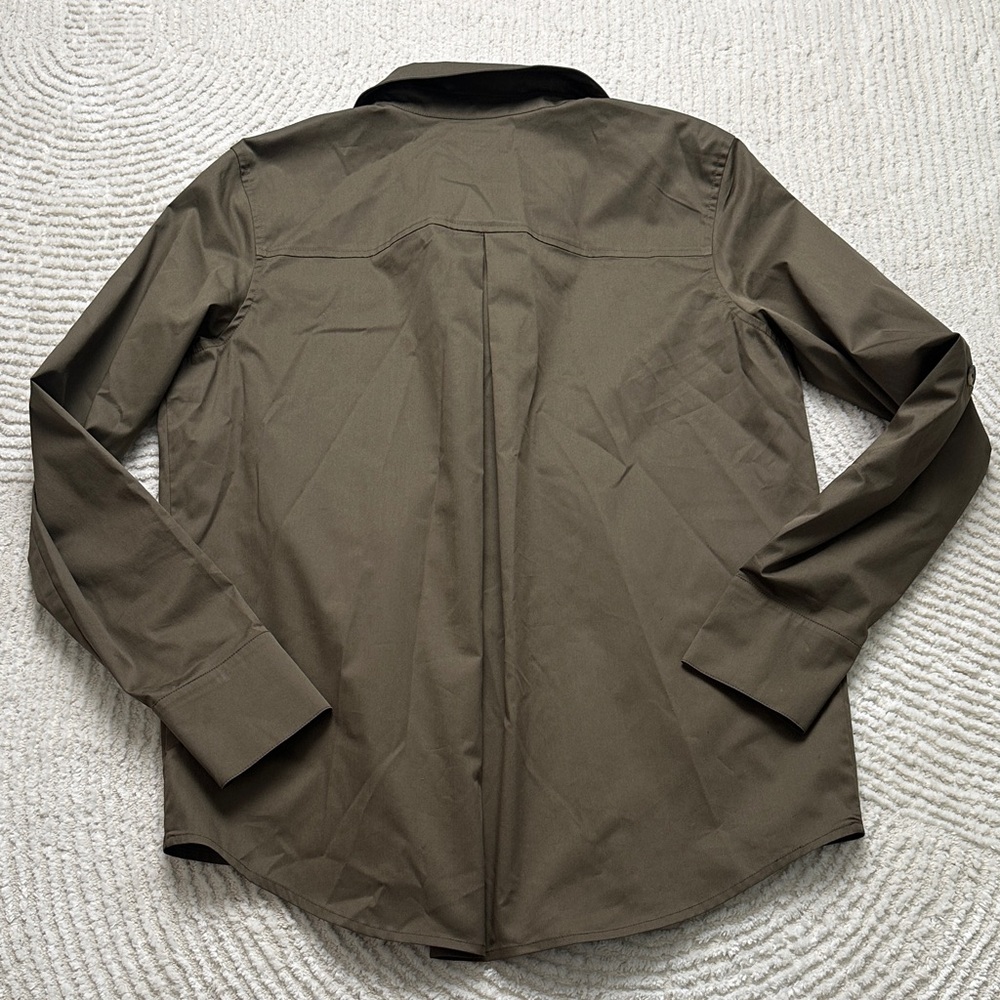 L'AGENCE Pearson Woven Military Shirt Women’s Size Small - Picture 12 of 14